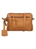 Burkely Leder-Umhängetasche "Just Jolie" in Hellbraun - (B)18 x (H)13 x (T)6 cm
