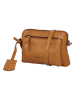 Burkely Leder-Umhängetasche "Just Jolie" in Hellbraun - (B)18 x (H)13 x (T)6 cm