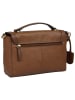 Burkely Leder-Henkeltasche "Keen Keira" in Hellbraun - (B)23 x (H)17 x (T)9 cm