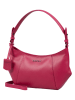Burkely Leren schoudertas roze - (B)32 x (H)15 x (D)7 cm