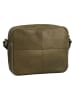 Burkely Leder-Umhängetasche "Rouge Robyn" in Khaki - (B)22 x (H)17 x (T)5 cm