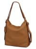 Burkely Leder-Schultertasche "Soft Skylar" in Cognac - (B)31 x (H)31 x (T)10 cm