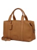 Burkely Leder-Henkeltasche "Soft Skylar" in Hellbraun - (B)34 x (H)19 x (T)15 cm