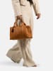 Burkely Leder-Henkeltasche "Soft Skylar" in Hellbraun - (B)34 x (H)19 x (T)15 cm