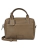 Burkely Leder-Henkeltasche "Soft Skylar" in Taupe - (B)24 x (H)17 x (T)9 cm