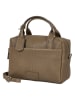 Burkely Leren handtas "Soft Skylar" taupe - (B)24 x (H)17 x (D)9 cm
