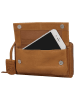 Burkely Leder-Handytasche "Soft Skylar" in Cognac - (B)20 x (H)12 x (T)5 cm
