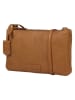Burkely Leder-Umhängetasche "Soft Skylar" in Hellbraun - (B)25 x (H)16 x (T)4 cm
