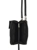 Burkely Leder-Handytasche "Soft Skylar" in Schwarz - (B)11 x (H)18 x (T)4 cm
