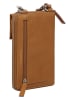 Burkely Leren smartphonetas "Soft Skylar" cognackleurig - (B)11 x (H)18 x (D)4 cm
