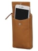 Burkely Leder-Handytasche "Soft Skylar" in Cognac - (B)11 x (H)18 x (T)4 cm