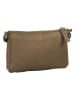 Burkely Leder-Umhängetasche "Soft Skylar" in Taupe - (B)20 x (H)13 x (T)6 cm