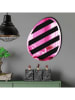 Allure Decospiegel roze/zwart - (L)45 x (B)35 cm
