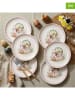 Allure 6-delige set: dinerborden wit/meerkleurig - Ø 25,5 cm