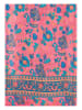 Aller Simplement Schal in Pink/ Türkis - (L)180 x (B)50 cm