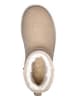 UGG Botki "Classic Mini II" w kolorze beżowym z wełny jagnięcej
