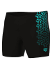 Arena Badehose in Schwarz/ Türkis