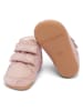 Bundgaard Leder-Lauflernschuhe "Prewalker II Strap" in Rosa