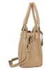 Bellicci Leren handtas "Carol" beige - (B)33 x (H)26,5 x (D)14 cm