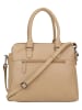 Bellicci Leren handtas "Carol" beige - (B)33 x (H)26,5 x (D)14 cm