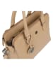 Bellicci Leren handtas "Carol" beige - (B)33 x (H)26,5 x (D)14 cm