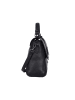 Bellicci Leren handtas zwart - (B)29 x (H)22 x (D)10 cm