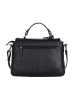 Bellicci Leren handtas zwart - (B)29 x (H)22 x (D)10 cm