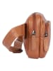 Bellicci Leder-Gürteltasche ""Casey" in Cognac - (B)22 x (H)13,5 x (T)6,5 cm