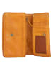 Bellicci Skórzany portfel "Cosette" w kolorze żółtym - 17,5 x 10 x 3 cm