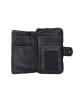 Bellicci Skórzany portfel "Collins" w kolorze czarnym - 9 x 17 x 3 cm