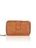 Bellicci Skórzany portfel "Collins" w kolorze jasnobrązowym - 9 x 17 x 3 cm