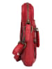 Bellicci Leder-Umhängetasche "Charlotte" in Rot - (B)13 x (H)19 x (T)3 cm