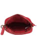 Bellicci Leder-Umhängetasche "Charlotte" in Rot - (B)13 x (H)19 x (T)3 cm