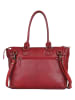 Bellicci Leren schoudertas "Chelsea" rood - (B)34 x (H)29,5 x (D)10 cm