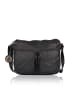 Bellicci Leder-Umhängetasche "Crisanta" in Schwarz - (B)30 x (H)22 x (T)10 cm