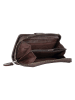 Bellicci Leder-Geldbörse in Braun - (B)18 x (H)9,5 x (T)3,5 cm