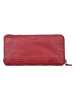 Bellicci Leder-Geldbörse "Eleanor" in Rot - (B)19,5 x (H)9,5 x (T)2,5 cm