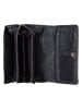 Bellicci Leren portemonnee "Eliza" zwart - (B)18 x (H)9 x (D)4,5 cm