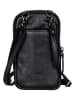 Bellicci Leder-Handytasche "Emberly" in Schwarz - (B)11 x (H)18,5 x (T)2,5 cm