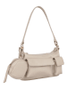 Bellicci Leder-Schultertasche "Kalie" in Beige - (B)24 x (H)13,5 x (T)10 cm