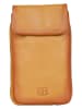 Bellicci Leren smartphonetas "Kia" oranje - (B)11 x (H)19 x (D)2 cm