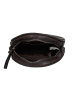 Bellicci Leder-Umhängetasche "Koko" in Braun - (B)18 x (H)18 x (T)5 cm
