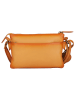 Bellicci Skórzana torebka "Kore" w kolorze pomarańczowym - 21 x 14 x 2,5 cm