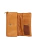 Bellicci Skórzany portfel "Pedra" w kolorze jasnobrązowym - 19 x 19 x 4 cm