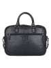 Bellicci Leren businesstas "Presley" zwart - (B)37,5 x (H)27 x (D)5 cm