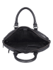 Bellicci Leren businesstas "Presley" zwart - (B)37,5 x (H)27 x (D)5 cm