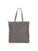 SPARWELL Leder-Schultertasche "Ashlee" in Grau - (B)39 x (H)41 x (T)9 cm