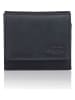 SPARWELL Skórzany portfel "Nakia" w kolorze czarnym - 10,5 x 9 x 2,5 cm