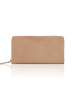 Bellicci Leder-Geldbörse "Offbeat Oliva" in Beige - (B)11 x (H)19 x (T)2 cm