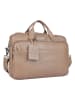 SPARWELL Leren businesstas "Official Otis" taupe - (B)40,5 x (H)30 x (D)12,5 cm